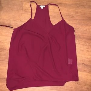 Chiffon Wrapped Tank Top